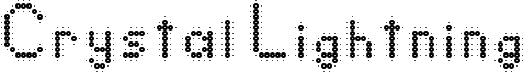 Crystal Lightning Font