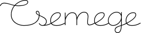 Csemege Font