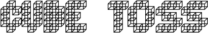 Cube Toss Font