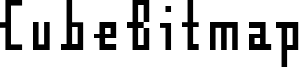 CubeBitmap Font