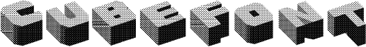 Cubefont Font