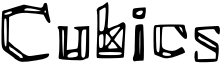 Cubics Font