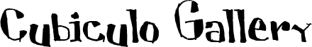 Cubiculo Gallery Font