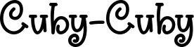 Cuby-Cuby Font