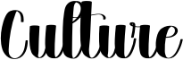 Culture Font