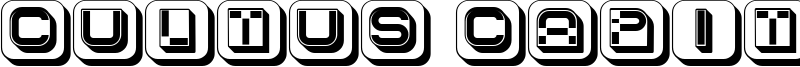 Cultus Capitals Font