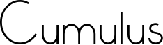 Cumulus Font