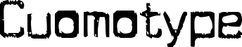 Cuomotype Font