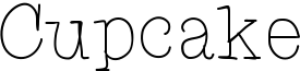 Cupcake Font.ttf