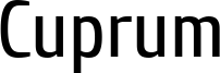 Cuprum Font
