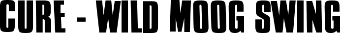 Cure - Wild Moog Swing Font