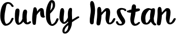 Curly Instan Font