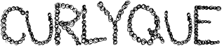 CurlyQue Font