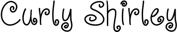 Curly Shirley Font