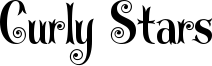 Curly Stars Font