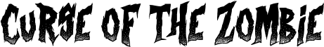 Curse of the Zombie Font