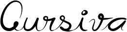 Cursiva Font