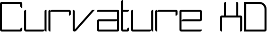 Curvature XD Font