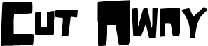 Cut Away Font