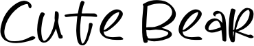 Cute Bear Font