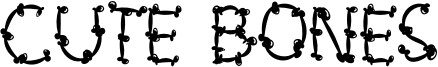 Cute Bones Font