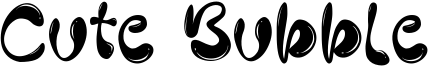 Cute Bubble Font