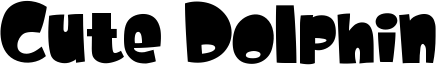 Cute Dolphin Font
