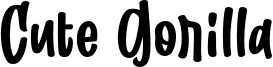 Cute Gorilla Font