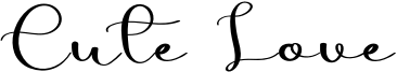 Cute Love Font