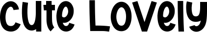 Cute Lovely Font