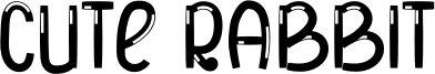 Cute Rabbit Font