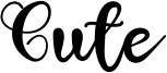 Cute Font