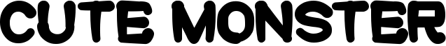 Cute Monster Font