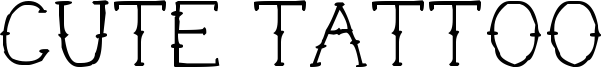 Cute Tattoo Font