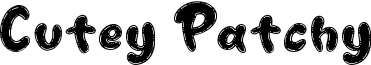Cutey Patchy Font