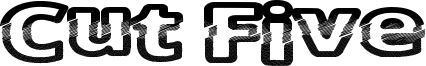 Cut Five Font