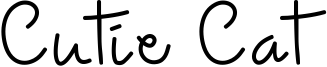 Cutie Cat Font