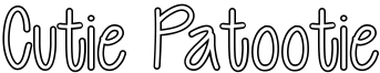 Cutie Patootie Hollow.ttf