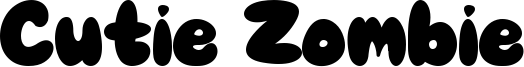 Cutie Zombie Font
