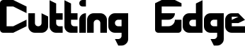 Cutting Edge Font