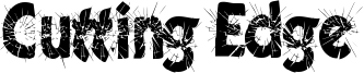 Cutting Edge Font