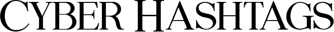 Cyber Hashtags Font