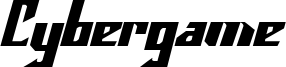 Cybergame Font