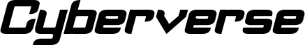Cyberverse Bold Italic.otf