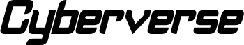 Cyberverse Condensed Bold Italic.otf