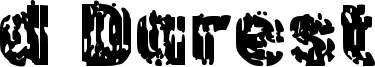 d Darest Font