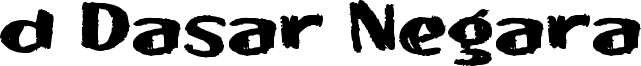 d Dasar Negara Font