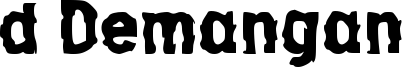d Demangan Font