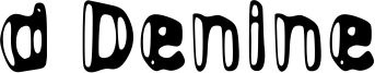 d Denine Font