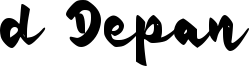 d Depan Font